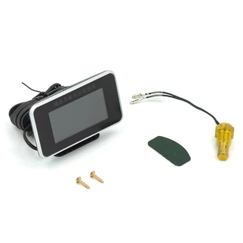 Auto Universal 2 in 1 LCD 1/8NPT Display Digital Voltmetru Indicator & Temp Apa indicator de Temperatură