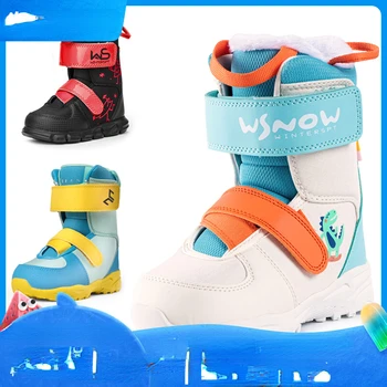WS Copii Snowboarding pantofi de Schi snowboard pantofi Copii tineret bocanci de Snowboard impermeabil si calduros