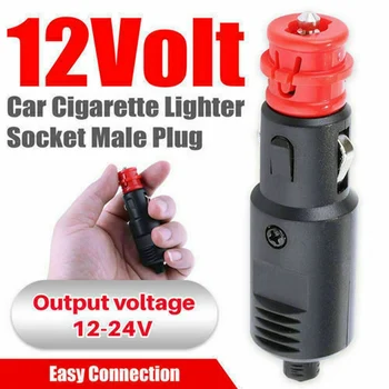 Bricheta auto Plug Universal 12V-24V Alimentare Priza de Conectare cu Mufă de Țigară Priză Adaptor Plug de sex Masculin