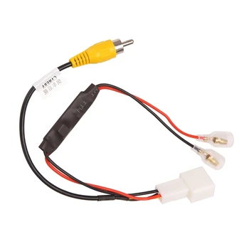 2X 4 Pin Auto Reverse Camera de Reținere Cabluri Cablu Adaptor Conector potrivit Pentru Toyota