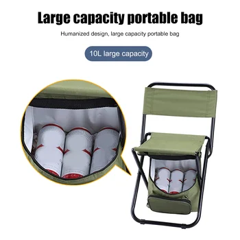 Portabil Camping Scaun Pliant cu geanta de depozitare Scaune de Pescuit rezistent la Uzura Turism Scaune în aer liber Camping, drumeții, pescuit