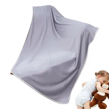 Vara Arunca Pătură de Canapea Usoare Doarme Pătură confortabil Răcire cu Gheață Mătase Copii Patura pentru Auto Canapea Pătură de Călătorie