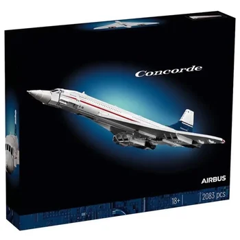 2023 NOI 10318 Airbus Concorde Kit de Construcție Lume primul Avion supersonic Modelul de Transfer de Spațiu Jucărie de Învățământ pentru Copii
