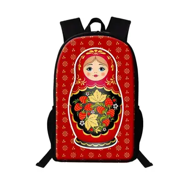 Noul Rucsac femeii rusești Matrioșka Model de Sac de Școală de Mijloc Student Versatil Bookbag Adolescenti, Fete de Călătorie Rucsac