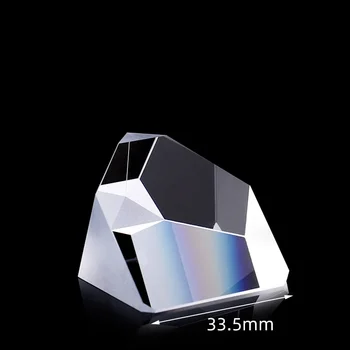 Dreapta-unghi Acoperiș Prism 33.5 mm Rotirea Imaginii Prisme Speciale K9 Sticlă potrivit pentru Optică Lumina Calea de Conversie Telescop Prism