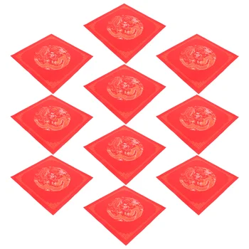 20 De Coli Batic Hârtie De Orez Decor Xuan Festivalul De Primăvară Scroll Red Perie De Cerneală Copil