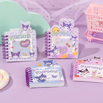 4 Buc/set Sanrio Hello Kitty Kuromi Mini-Notebook-Melodia Mea Cinnamoroll Carte de Desene animate Model Portabil Student Temele Notepad