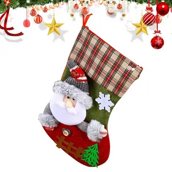 Șosete crăciun Decor Drăguț de Crăciun Capacitate Mare Familie Ciorapi Festiv Santa Vacanță Pungi de Cadouri Pentru Familie și Copii