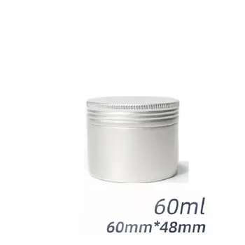 60ml Aluminiu Containere Capac Gol Ceai de Flori Bomboane Vase de Metal Crema Cosmetice Borcane 60ml Accesoriu de Argint Lumânare Cutii Cutii
