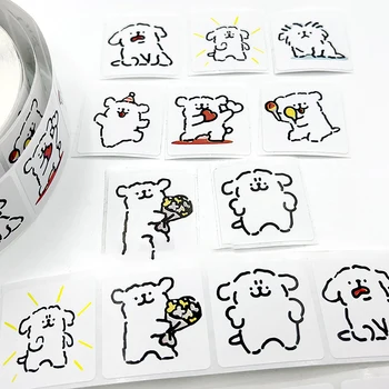 500pcs/Rola Desene animate Recompensă Autocolant Copii Încurajare Etanșare Etichete Copii Cadouri Decorative Profesor Livrările de Animale Autocolant