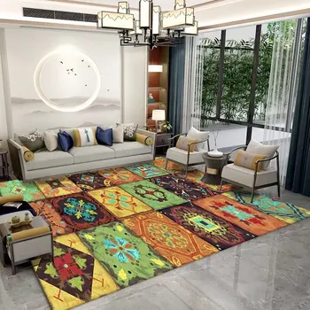 Epocă persană Mari Covoare pentru Camera de zi de Decorare Dreptunghi Covoare Zona Boema Design Moale, Non-Alunecare Dormitor Carpete Lavabile