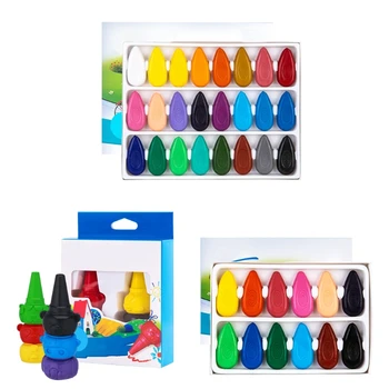24 Culori Set Copii mici Non-Toxice, Lavabile Vopsea Set pentru Învățare Desen de Cadouri de Paste pentru Copii Dropship