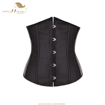Corset corset Femei top bustiere corsete Talie steampunk epocă Burta teaca alb Gotic negru corset Underbust QZ0378