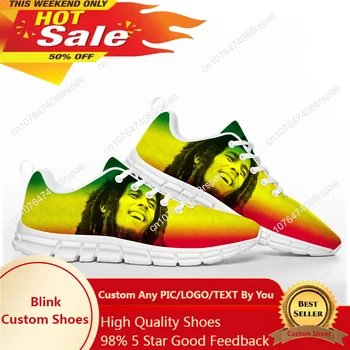 Bob Marley Reggae Rasta Cantareata De Muzica Pantofi Sport Barbati Femei Adolescent Adidasi Casual Personalizate Cuplu De Înaltă Calitate Pereche De Pantofi