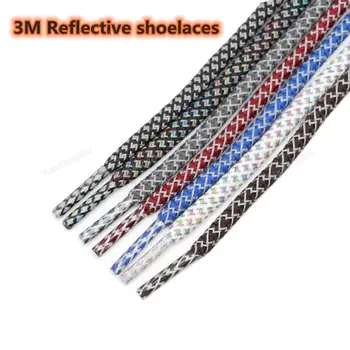 3M Reflectorizante Șireturile de Moda Curcubeu Șiret pentru Adidași Rotund Șireturi pentru Pantofi cu Diametrul de 0,4 cm 100/120/140/160cm Ghete
