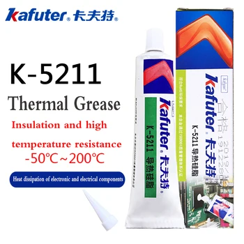 100g Kafuter k-5211 cpu lampă cu LED-uri margele circuit dioda radiator electronice componente conductor termic unsoare siliconică