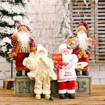Crăciun Moș crăciun Doll Ornament Decor Acasă copii Cadou de Crăciun Decoratiuni