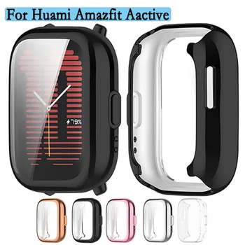 Pentru Huami Amazfit Aactive TPU Moale Capacul Protector Ceas de Acoperire Cu Ecran de Protecție Uita-te la Cazul Accesorii