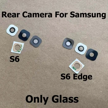 Original Spate Aparat De Fotografiat Lentilă De Sticlă De Înlocuire A Repara O Parte Pentru Samsung Galaxy S6 Edge