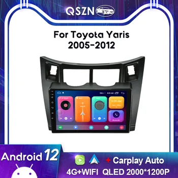 QSZN 2K QLED Pentru Toyota Yaris 2005 - 2012 Radio Auto Carplay GPS 4G de Navigare Multimedia Player Video Șeful Unității Autoradio Stereo