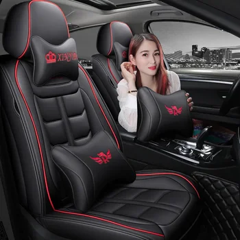 Piele Auto Seat Cover Pentru KIA Cerato Forte 2010 2011 2012 2013 2014 2015 2016 2017 2018 2019 2020 2021 2022 2023 2024
