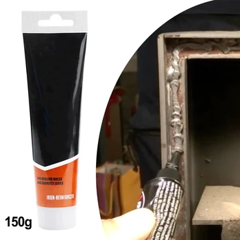 1 buc 150g Aragaz Coarda Lipici Adeziv Rezistent la Căldură de Incendiu Țeavă de Eșapament Etanșare Reparații Adeziv Metal Adeziv de Etanșare Adeziv