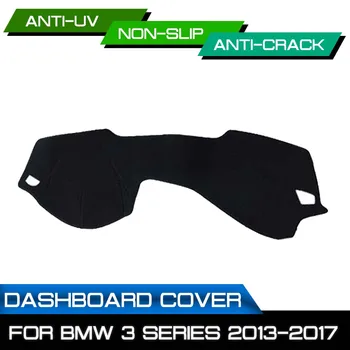 Tabloul de Bord auto Mat Anti-murdar Non-alunecare pentru BMW Seria 3 2013 2014 2015 2016 2017 Dash Capac Mat Protectie UV Umbra Autocolant