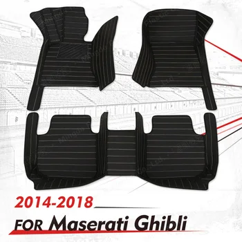 Personalizat Auto covorase pentru Maserati Ghibli 2014 2015 2016 2017 2018 auto piciorul Tampoane de automobile covor de acoperire
