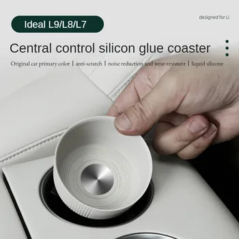 Masina Consola centrala a Introduce Băuturi Ceașcă Titularul Anti-murdar Saltea de Silicon Cutie de Depozitare Pot Fi Spălate Accesorii Auto