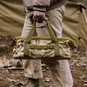 Portabil Sac de Depozitare Grele se Deplasează Organizator Geantă Nylon Oxford Pânză pentru Camping în aer liber Gratar Picnic Instrument