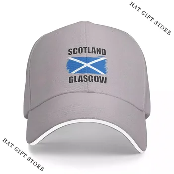Fierbinte Glasgow, Scoția, Pavilion Șapcă de Baseball Capac de protecție uv solar Moda pălărie de plajă capace pentru femei Barbati