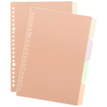 10 Buc Sub-indicele Eticheta Page Organiza Liant volante Markeri Carte Separatoare Macaron Estetice Plastic Pp Notebook