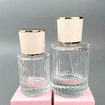 30ml 50ml Transparent Sticle de Parfum de Lux Îngroșa Sticlă Goală Sticla cu Pulverizator Parfum Pulverizator de Călătorie de Buzunar Container Cosmetice