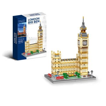 Celebrul Europene și Americane Arhitectura Big Ben, Turnul Eiffel de Asamblare pentru Copii Puzzle Jucării Desktop Decor Creativ Cadou