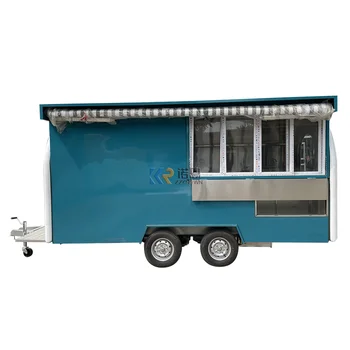 Mobile GRĂTAR Coș de Alimente Trailer Pizza Burger inghetata de Cafea Personalizate Food-Truck Van Fabricarea de Vanzare