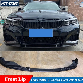 Stil 3D Fibra de Carbon Bara Fata Buza Spoiler Pentru BMW Seria 3 G20 G28 320i 325i 330i Masina Sport Body Kit Tuning Până în 2018