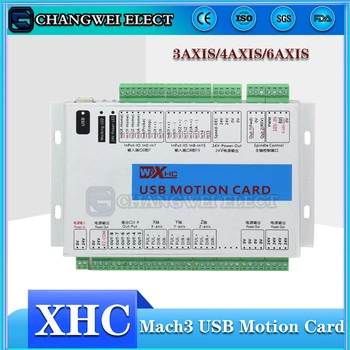 Xhc-motion control board 3 axa 4 axa 6 axa khz mach 3 CNC de tăiere și gravare mașină port usb suport window 7 sistem