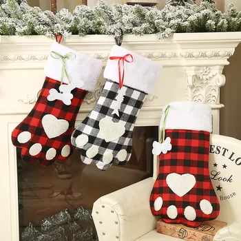 Ornamente de craciun Desene animate Carouri Labă de Câine Bomboane Pungi de Cadouri de Crăciun Decoratiuni pentru Casa Copac