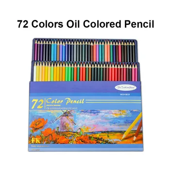 Ulei Profesional Creioane Colorate Set Pictura Artist Schiță Creion Pentru Școală Trage De Artă