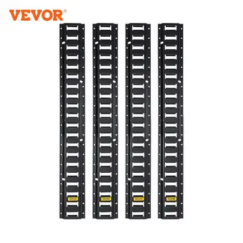 VEVOR E-Track Cravată în Jos Feroviar, 4/6/16/28Pcs 4/6/16/28Ft Șine de Oțel w/ Standard 1