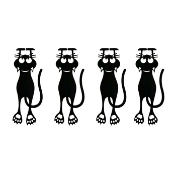 4 BUC de Trei-Dimensional Pisica Drăguț Marcaj Acrilic de Desene animate de Animale Marcaj Pentru Iubitorii de Carte Cadou Creativ