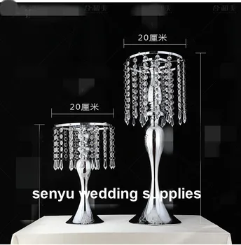 transport gratuit de argint sau de Aur, flori acrilice sta masă de nuntă aranjamentele florale pentru nunta eveniment senyu0115
