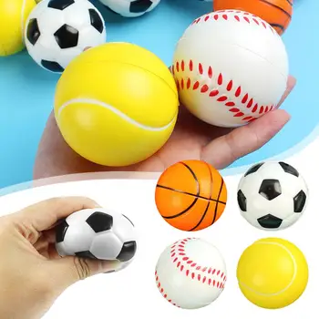 6CM Stoarce Mingea Jucărie de Fotbal, Baschet, Baseball, Tenis Minge de Burete Anti Stres Jucărie de Învățământ Baschet Accesorii Pentru H6N3
