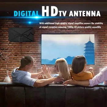 Mare Câștig de Interior HD Antena TV Camera de zi Dormitor 3600 Km 4K Digital, Amplificator Antenă de Televiziune Accesorii
