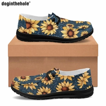 Doginthehole Vara Casual Pantofi Plat Alunecare Pe Pantofi De Floarea-Soarelui Design Bărbați Mocasini Populare Rafinat Domn Pantofi De Afaceri