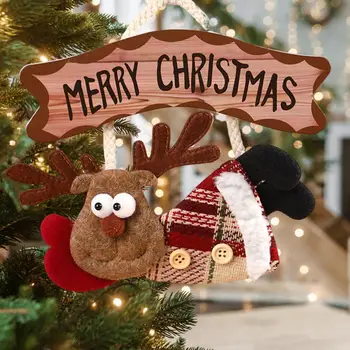 Crăciun Pandantiv rezistent la Uzura Ochi-prinderea cu Șnur de Desene animate DIY de Crăciun Agățat Ornament om de Zăpadă Pandantiv Cadouri pentru Festival