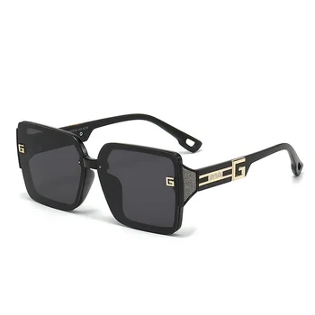 Ins Noua Moda Retro ochelari de Soare Patrati Bărbați Femei de Înaltă Calitate G Ochelari de Soare Doamna Fete Unisex Eyewears Umbra UV400 Gafas De Sol