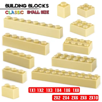 Bloc 1X6 2X4 2X6 gaura galben caramida de bază accesorii educație creativitatea compatibil marca bloc jucărie