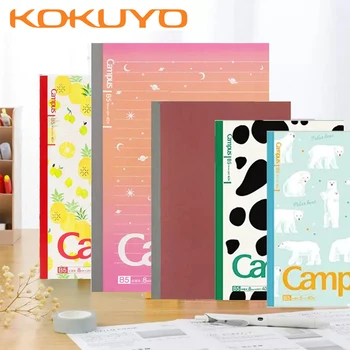 5-Piesă Japoneză KOKUYO Kawaii Notebook Linie Punctată/Checker Notepad Copie Moale Wireless Liant Jurnal A5/B5 40 de Coli