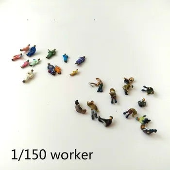 Noul Model 12buc/lot 1/150 și Figurine în Miniatură Arhitectural Model la Scară Umană HO Model Plastic ABS Popoare